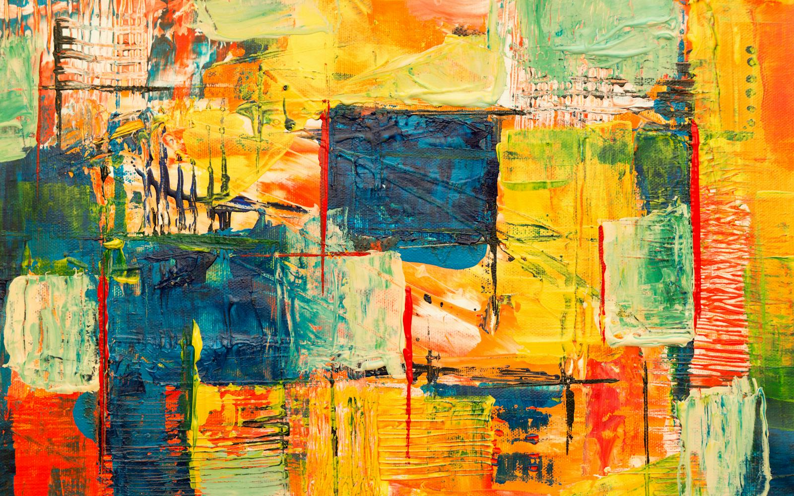 Abstract art representing creative expression without limits
